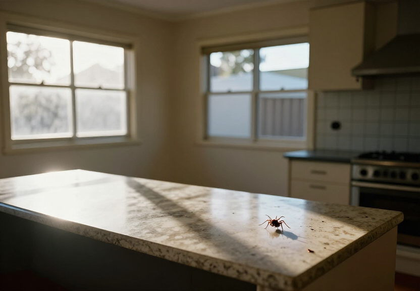 Termite damage in an Abbotsford home before treatment